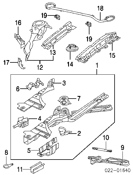 Буксирувальний гак 4B0805616A VAG