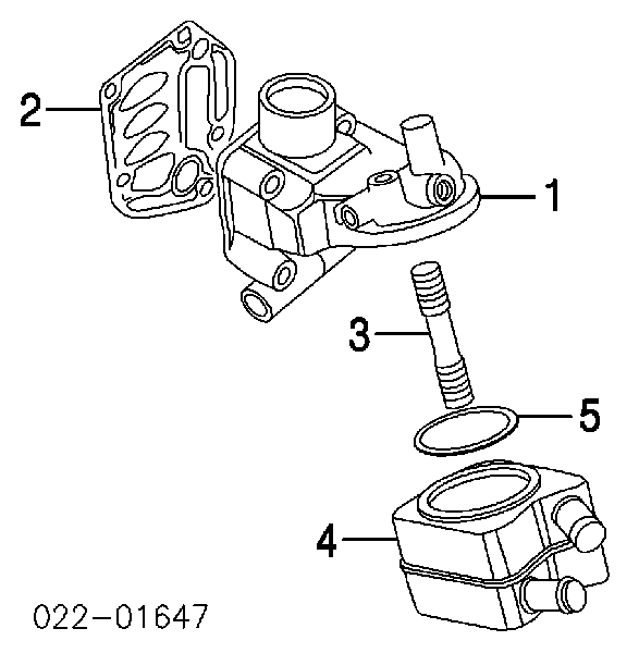 06A115405AH VAG Корпус маслофільтра