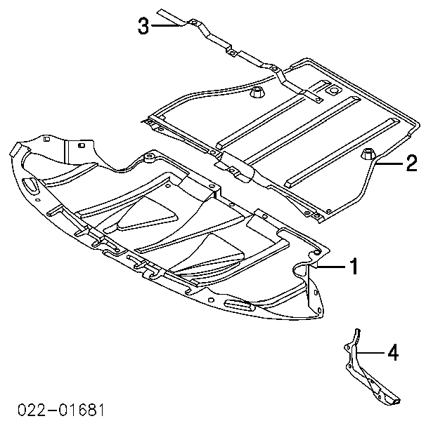 Захист двигуна задній Magneti Marelli 021316938080 ціна, від 19.44 USD