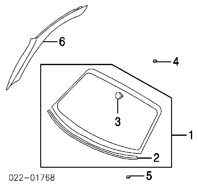 Скло лобове 8N0845099HNVB VAG