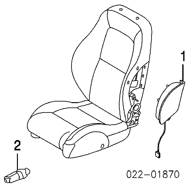 8E0959643 VAG Датчик подушки безпеки
