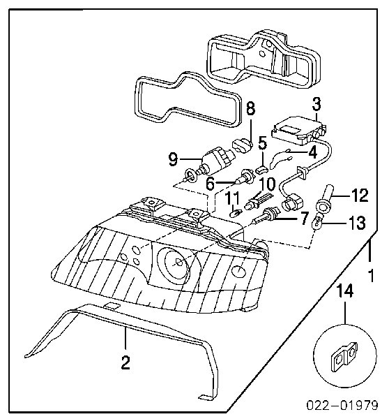 Коректор фари Audi A6 Allroad (4BH) (Ауді A6)