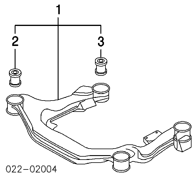 Сайлентблок передній балки/підрамника Audi A8 D3 (4E2, 4E8) (Ауді A8)