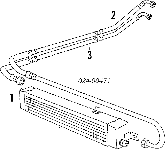17218854495 BMW Радіатор масляний
