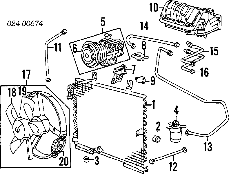 64521386411 BMW Компресор холодоагенту