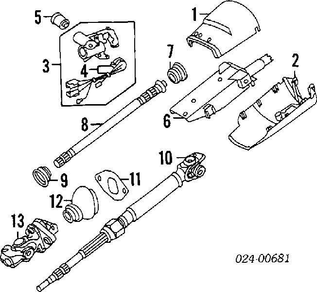61321374868 BMW Контактна група замка