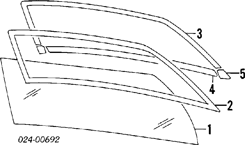 Скло автомобільне заднє BMW 51318106579 ціна, від 528.34 USD
