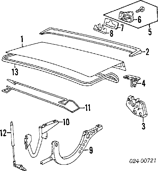 Амортизатор кришки багажника/ двері 3/5-ї задньої STA1503BT Stabilus