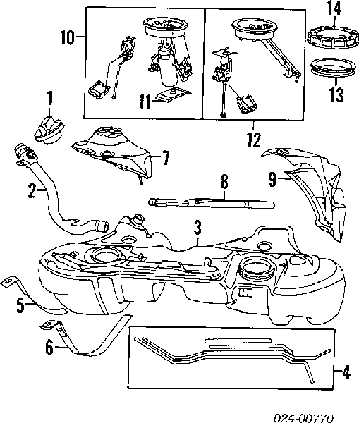 Бак паливний 16111182490 BMW