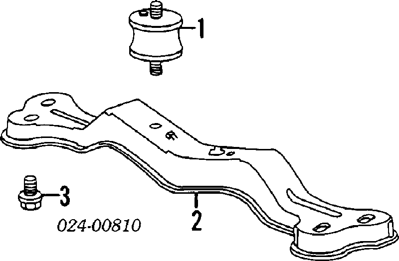 24711136629 BMW Кріплення коробки передач
