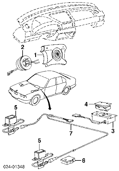 Установка подушки безпеки водія на BMW 3 (E36)
