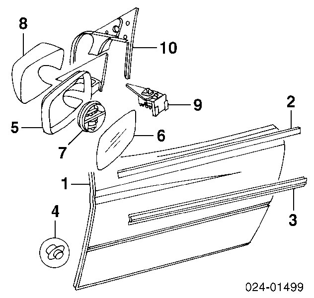 41511970439 BMW двері передні, ліві