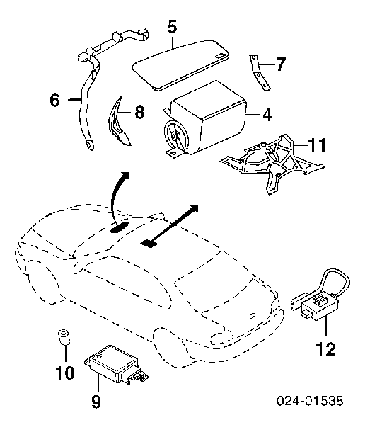 51458157997 BMW Передня панель