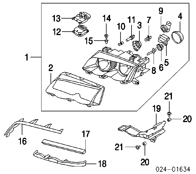 Блок розпалювання, ксенон 63126907496 BMW