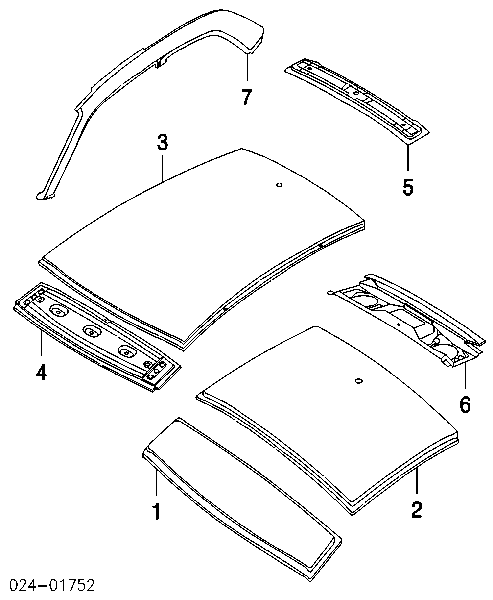 41318400045 BMW Дах кабіни (кузова)