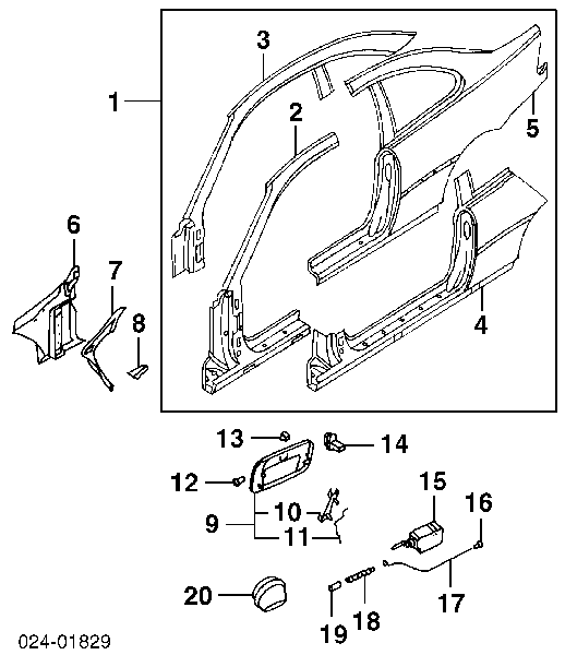 Крило заднє BMW 41218243099 ціна, від 336.93 USD