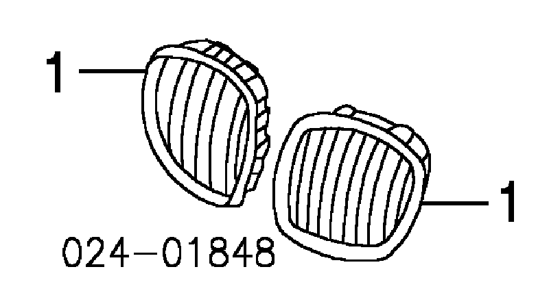 51138412950 BMW Решітка радіатора права