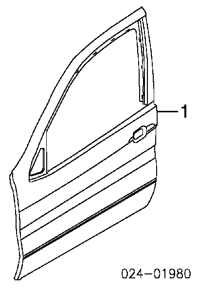 Водійські двері BMW 41518256823