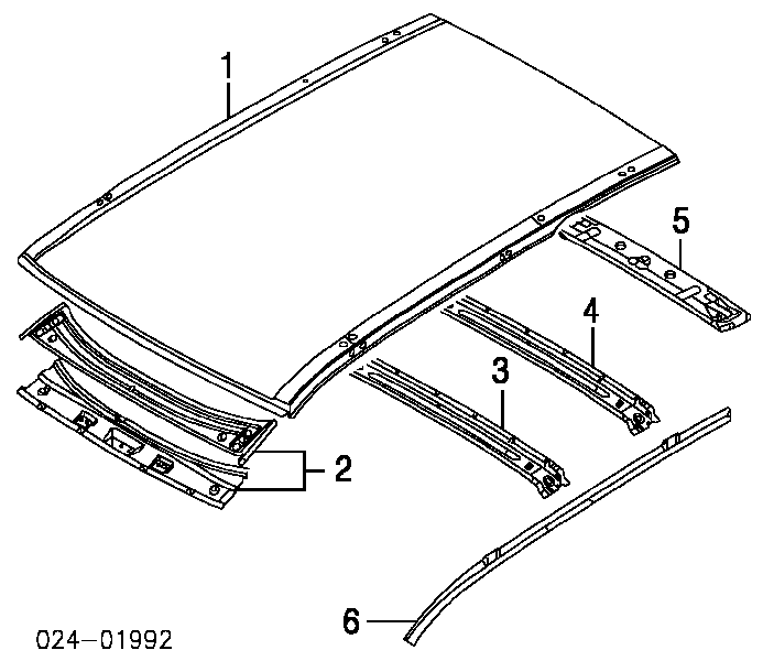 41318257880 BMW Дах кабіни (кузова)