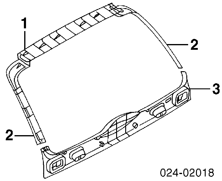 51498243503 BMW Оббивка багажника