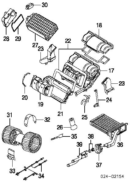 Купити 64116912633 BMW Їжак обігрівача