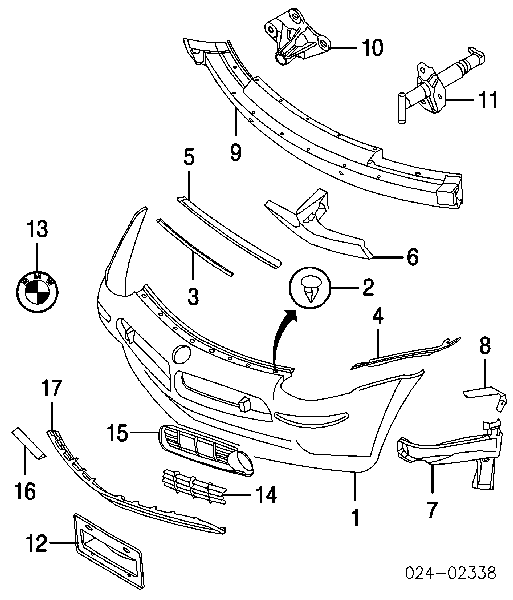 Купити 51471911992 BMW Термоізоляція передка