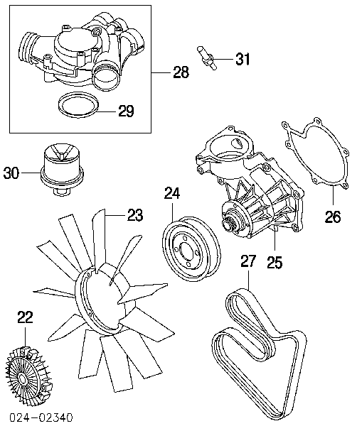 11287833265 BMW Поліклиновий ремінь