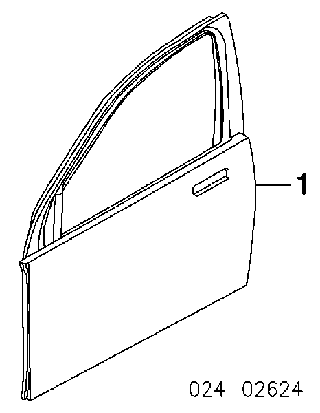 Двері (передні) кабіни в зборі на BMW 7 (E65,66)