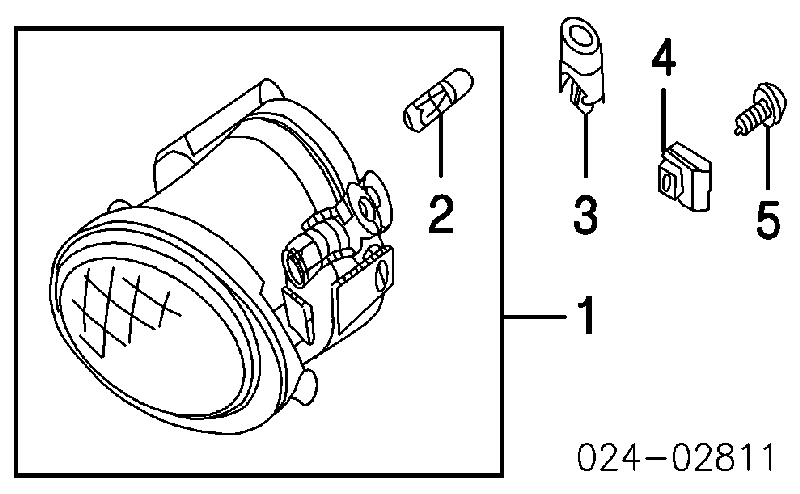  Лампочка протитуманної фари Toyota Yaris 