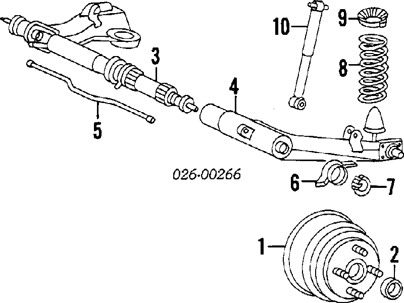 Задні пружини MB242792 Chrysler