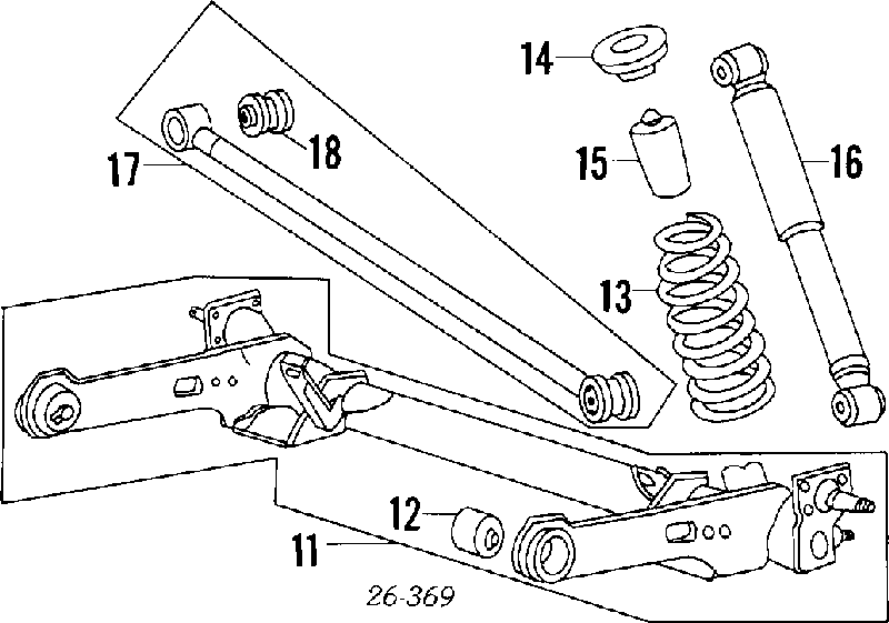 Амортизатор задній MB339474 Chrysler