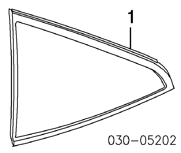 83301CA000 Nissan/Infiniti Скло багажного відсіку, ліве