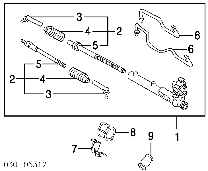485217Y000 Nissan/Infiniti Тяга рульова права