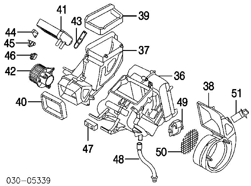 Двигун заслінки печі Nissan Pathfinder (R51M) (Нісан Патфайндер)