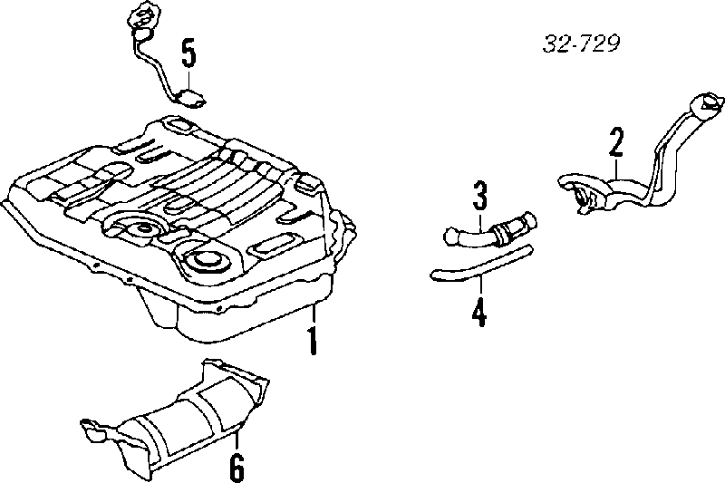 Паливний насос електричний, занурювальний 17708SH5S00 Honda