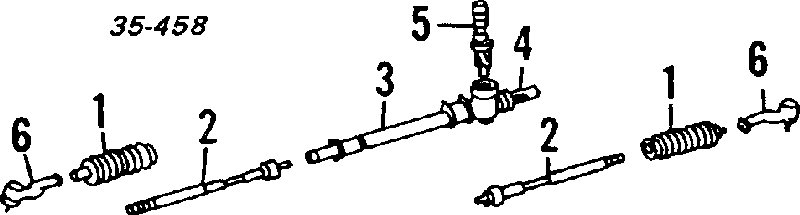 Рейка рульова BC5032110 Mazda