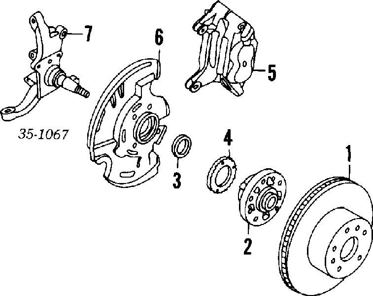 FB0133251 Mazda Гальмо дискове переднє