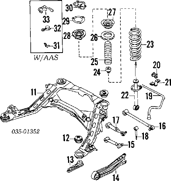 Опора амортизатора заднього Mazda 929 3 (HC) (Мазда 929)