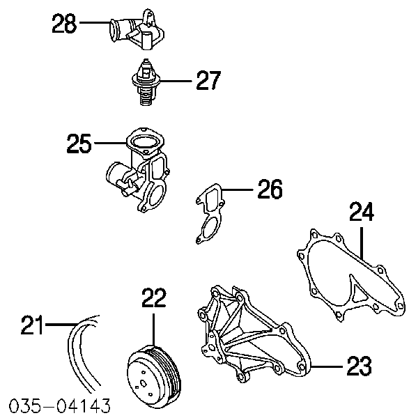 Автомобільний термостат Mazda N3H115171 ціна, від 8.38 USD