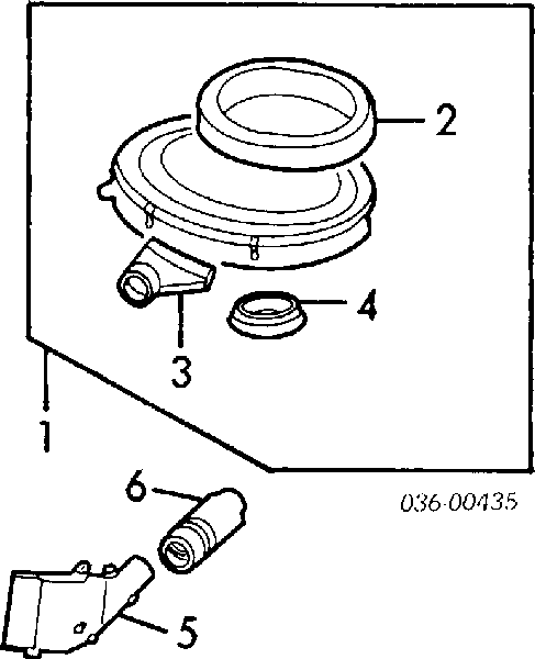 Повітряний фільтр 7701349530 Renault (RVI)
