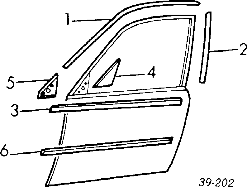  Дзеркало заднього виду, ліве Peugeot 505 