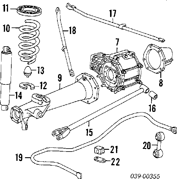 Амортизатор задній 520632 Peugeot/Citroen