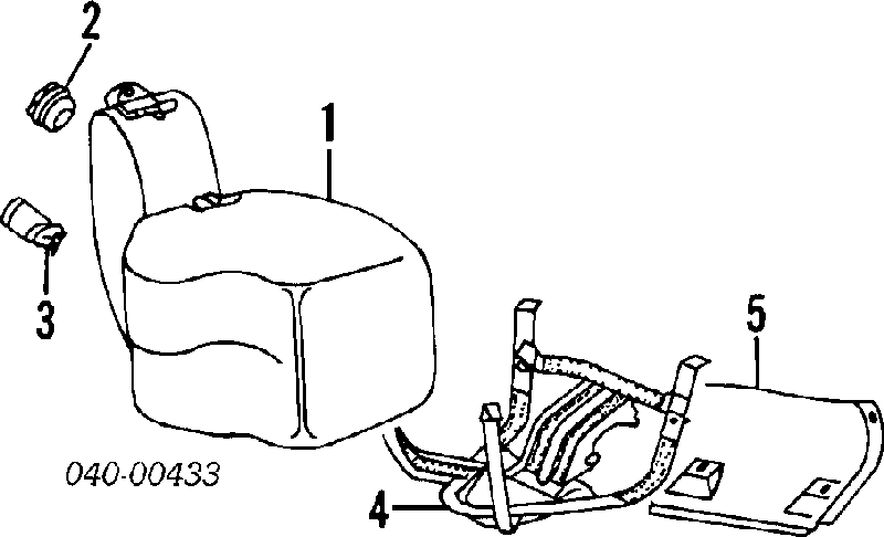 Паливний насос магістральний 92860810402 Porsche