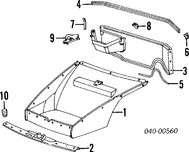 Буфер капота гумовий VAG 311823499A ціна, від 1.27 USD