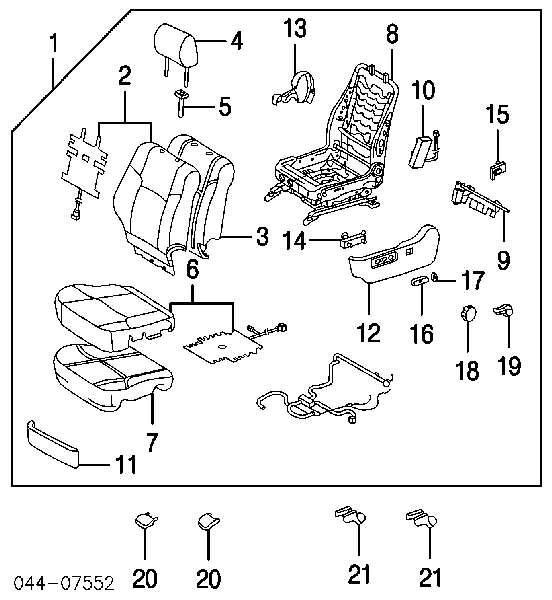8492260130 Toyota Блок кнопок механізму регулювання сидінь, правий
