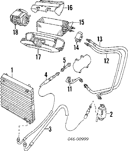 Клапан TRV, кондиціонера 253260109 VAG