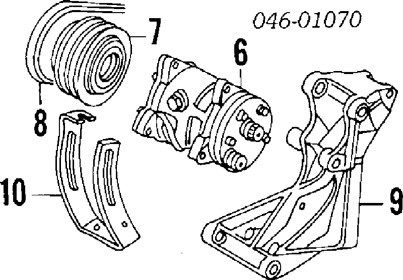 Муфта компресора кондиціонера Volkswagen Vento (1HX0) (Фольцваген Венто)