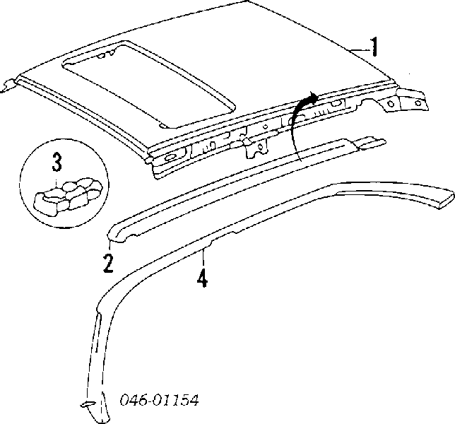 Шток антени 3A0035505B VAG