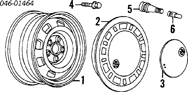 Болти колісні VAG 701601139B