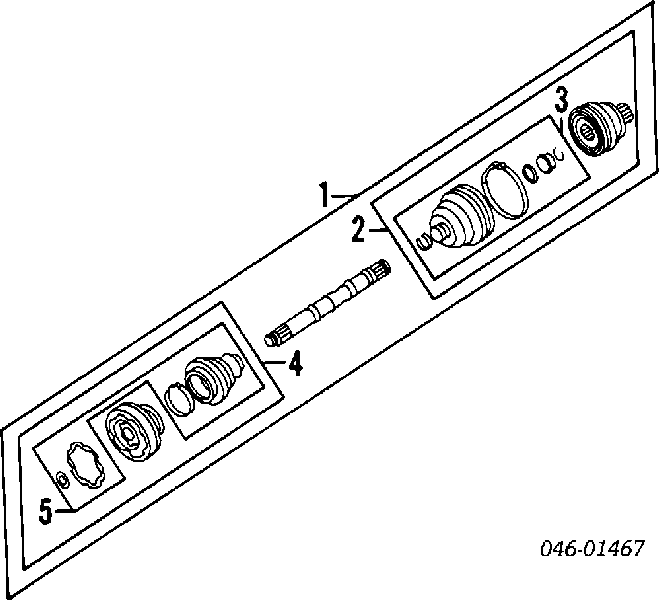 ШРУС внутрішній, передній, лівий 0022933 GKN-Spidan